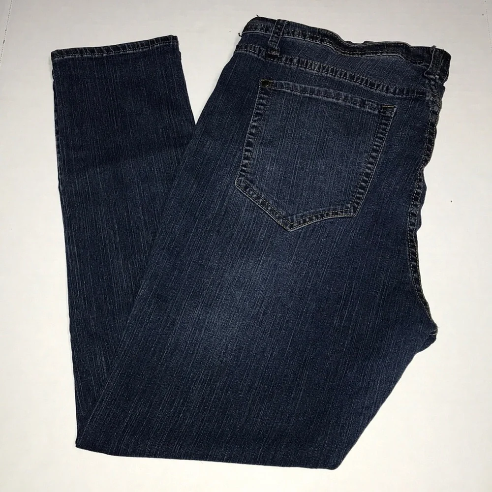 Just Fab Plus Skinny Jeans - Blue - Size 14